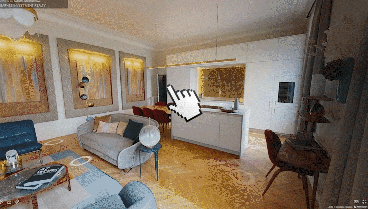Virtual visit - Apartment 99 Malesherbes