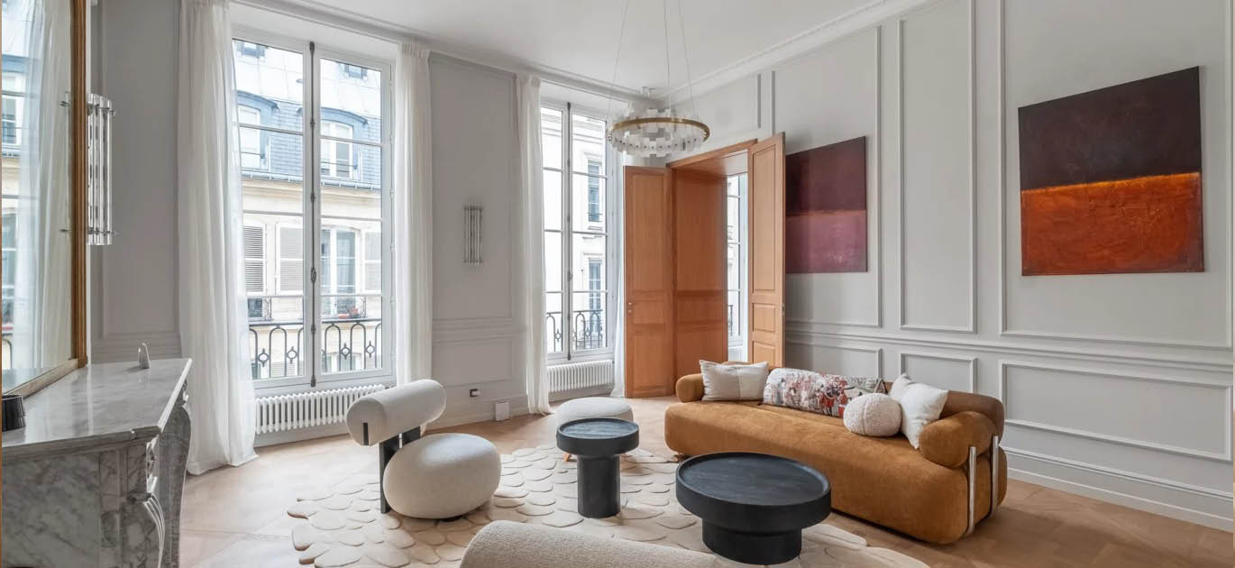 Discover this property: Paris 75006 - France - Apartment, 5 rooms, 3 bedrooms - Slideshow Picture 1