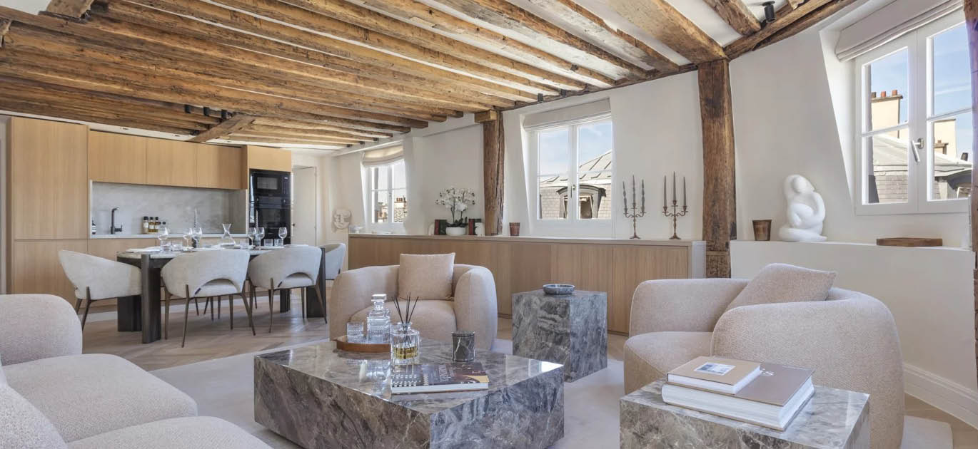 Découvrir cette propriété: Paris 75001 - France - Appartement, 3 pièces, 2 chambres - Slideshow Picture 1