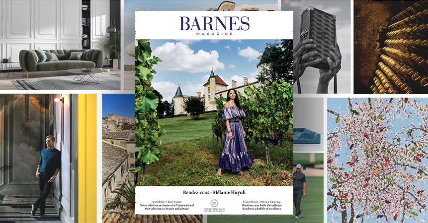 Mélanie Huynh, founder of Holidermie, on the cover of the Fall-Winter 2021 issue of BARNES Magazine